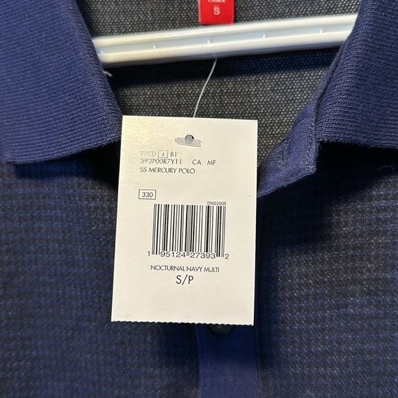 NWT Guess Men’s Mercury Nocturnal Navy Polo S - Picture 4 of 6